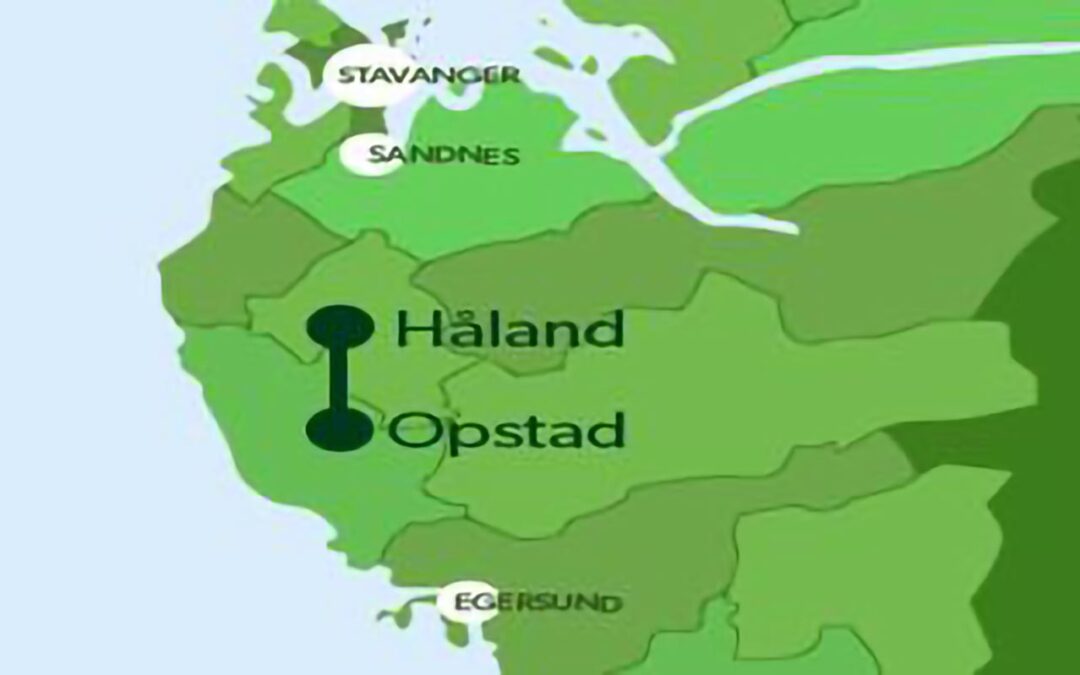 132 kV från Opstad till Håland – Lyse Lnett